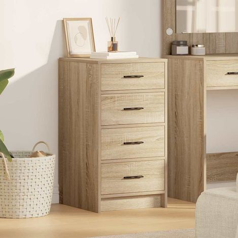 vidaXL  Sideboard  Sonoma oak 40 x 41 x 75 cm Engineered wood