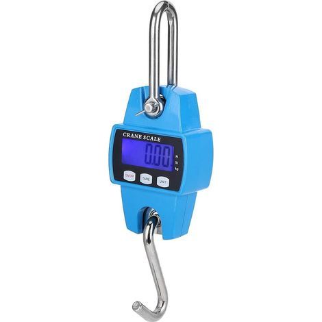 Portable 600lb/300kg electronic scale, digital fishing scale with hanging hook for outdoor hunting, fishing, and farming. (1/5)