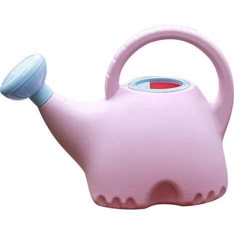 Arrosoir Enfant - Arrosoir Plastique Forme D'Éléphant - Pour Jardinage Intérieur Et Extérieur - Capacité 1,5 L - Rose Ou Bleu (1/5)