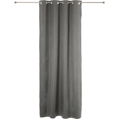 Homemaison Vorhang Blickdicht, Polyester, Leinen, 260 x 140 cm  - Atmosphera