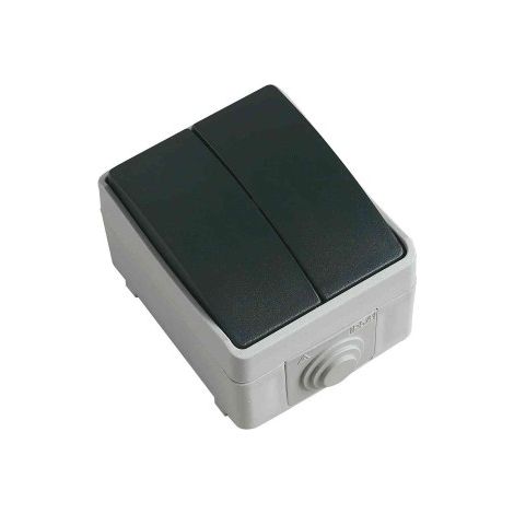 INTERRUPTOR ESTANCO IP54 3622 GRIS (D) - AMIG