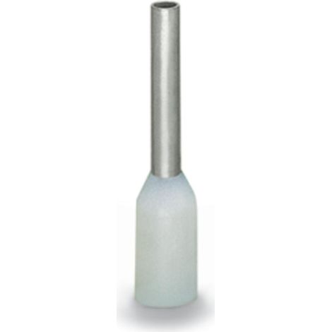 WAGO 216-201 Aderendhülse 0.5 mm² Teilisoliert Weiß 1000 St. (1/2)
