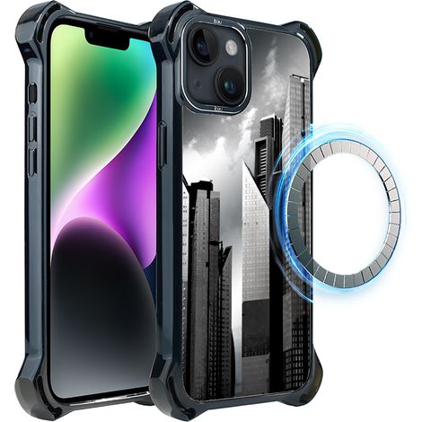 iPhone 14 ibizu DropGuard Ultra Hülle mit MagSafe, Noir City, Manhattan (1/5)