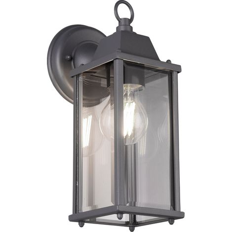 Farol Antracita Aplique E27 para Exterior Olona Trio Lighting