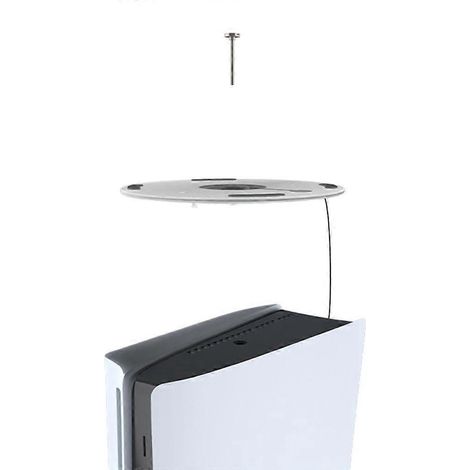 Socle vertical de remplacement en ABS pour consoles de jeux à disque et consoles numériques Slim (1/4)