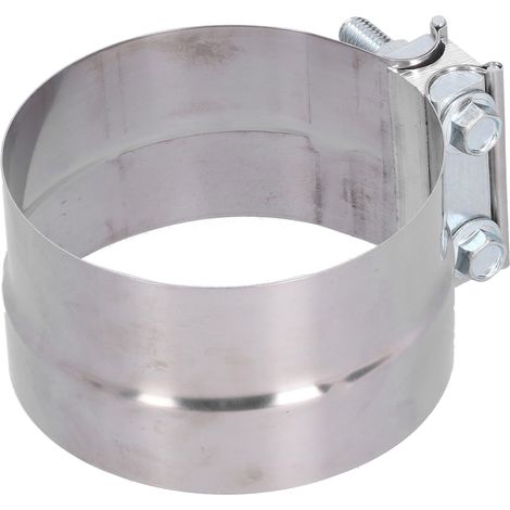 Collier de Serrage à Bande Inox 5 Pouces pour Tuyau d'Échappement, Silencieux, Downpipe, Collecteur et Tubulure