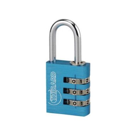 Cadenas Maxium Code. Corpsaluminium. Anse Acier Nickelebleu 30 X 35 X 5 Mm (1/5)