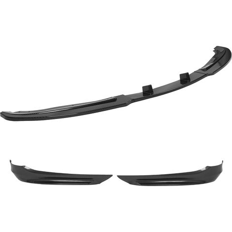 Lot de 5 Spoiler Lèvre de Pare-Chocs Avant Style Carbone pour BMW Série 3 E90 E91 LCI 2007-2012, Kit Carrosserie Sportif (1/5)