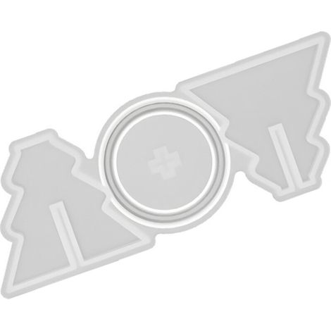 Molde de base desmontable para vela navideña con forma