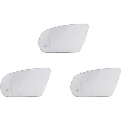 Vetro dello specchietto retrovisore sinistro in tre pezzi con funzione di riscaldamento per l'angolo cieco, adatto ai modelli C, E, S e GLC W205, W222, W213 e X253 (modelli 2013-2021).