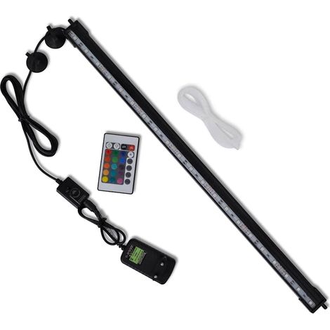 Luce a LED per Acquario con Bolle RGB 56,5 cm vidaXL