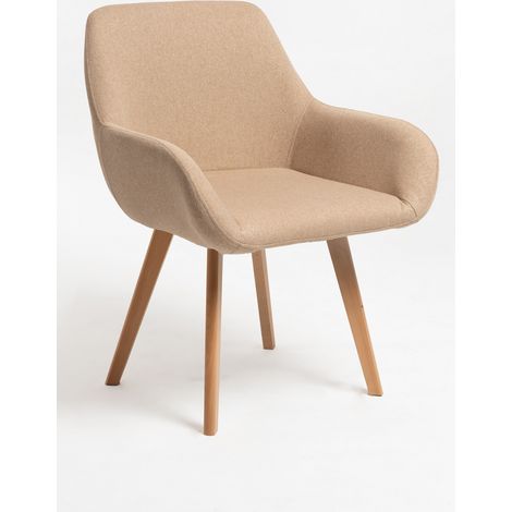 Sillas Comedor - Silla Venly Tela - Beige (1/5)