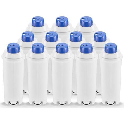 Filtre à eau de rechange pour machines à café Delonghi DLSC002, compatible avec Delonghi Dinamica, Magnifica S, Eletta Explorer, ETAM Autentica EPAM et ECAM Series (12) (1/5)