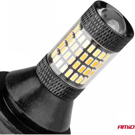 Feux de jour à LED 2 en 1 avec clignotants PY21W AMIO-02451 (1/5)