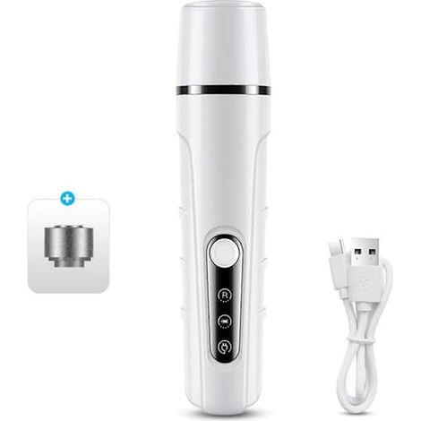 Lime à ongles électrique pour animaux avec lumière LED, puissante et rechargeable, kit de soins essentiels pour animaux. (1/5)