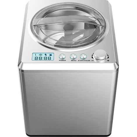 MELISSA Eismaschine 2L 180W aus gebürstetem Edelstahl