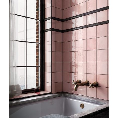 Faïence - VILLAGE - ROSE GOLD - 6,5X20