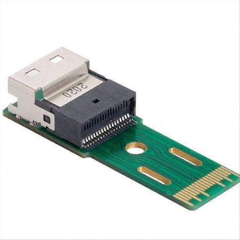 SFF-8654 4i X4 Schnittstellenschutzplatine, 38-poliger SFF8654-Adapter, SFF-8654 4i Schnittstellentestschutzplatine (1/5)