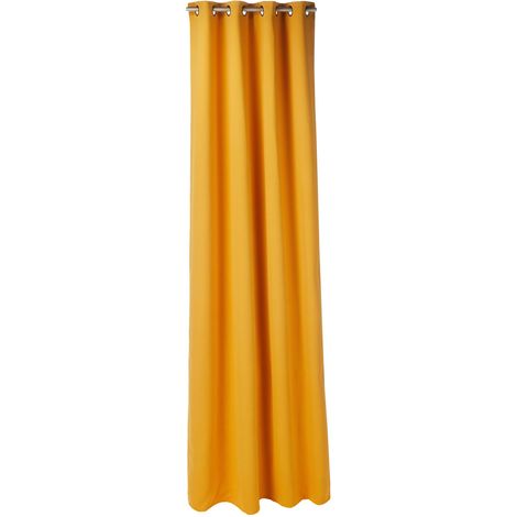 Tenda notte oscurante misura 140 x 280 cm colore mostarda