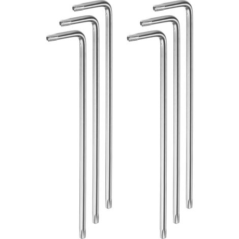 6pcs Torx Hex Wrench T15 High Carbon Steel Extra Long Arm Torx Hex Wrench Wrench L- Star Shaped Keys for Automotive Lawn Equipment and Motor Repairs (1/5)