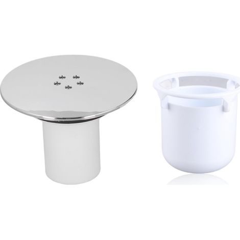 Couvercle De Vidange De Douche Rond, Couvercle De Vidange De Sol De Douche De Remplacement, Kit De Vidange De Douche De Salle De Bains, Piège à Déchets, Couvercle De Trou De Bouchon De Remplacement (1/5)