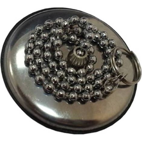 25 x TAPPO P/SANITARI C/PLACCA INOX D 31 MM