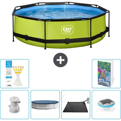 Exit Pool Rund - 300x76 cm - 7-teilig S328