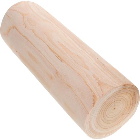 D coratives en Bois Naturel Rondes 10 11 CM X 30 CM Support (1/5)