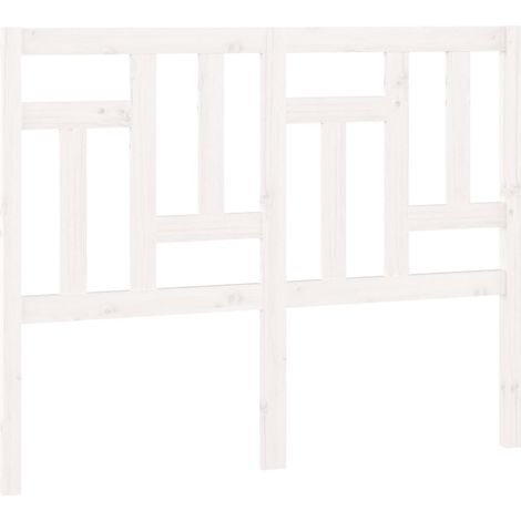 Cabecero accesorio para dormir mueble dormitorio 205,5 x 4 x 100 cm madera de pino blanco TDL0203733