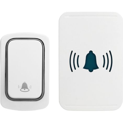 Sonnette intelligente WiFi IP54 étanche 5 niveaux Volume 2.4G WIFI LED sonnette sans fil (1/4)