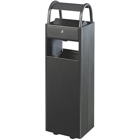 Cendrier Corbeille Sur Pied Enacier Corbeille 30 L - Cendrier 6 L (1/3)