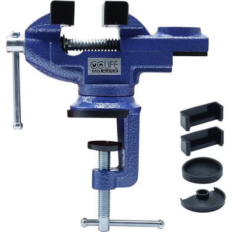 Étau rotatif pour établi, étau d'établi, étau parallèle, modèle : 70 mm (1/5)