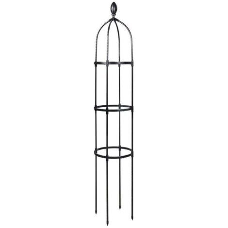 Tuteur de Jardin 145 cm Colonne rosiers Support pour Plantes grimpantes Ø 31.7 cm Obélisque de Jardin,AAFGVC