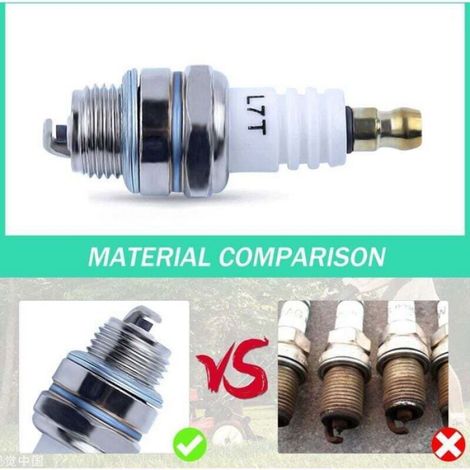 Bougie d'Allumage pour NGK BPMR7A L7T et Champion CJ8 RCJ6Y RCJ7Y et Plus de Bougies Allumage, Bougie Universelle pour Stihl et Hus (1/4)