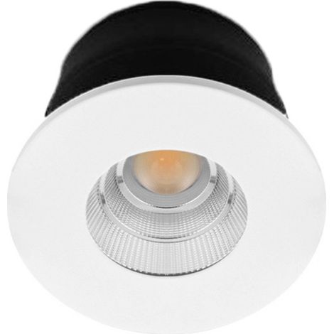 Indigo – Spot encastrable mur et plafond 7W – Lumière blanche chaude – Installation rapide par ressorts – Pour plafonds standards (1/6)