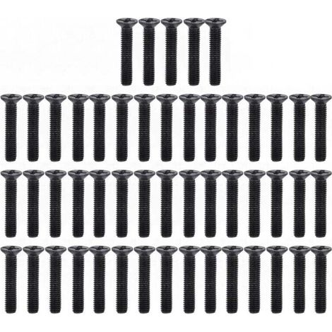 Kit assortimento di 50 viti a testa svasata M3 DIN 965 (M316) -Crezuo