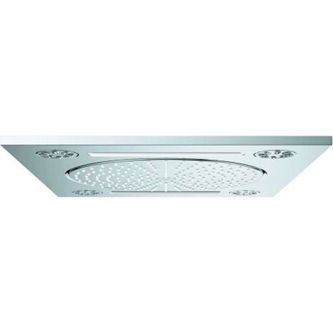 GROHE Rociador de techo Rainshower Aqua 15" 26888 3 tipos de chorro 381x456mm cromo, 26888000