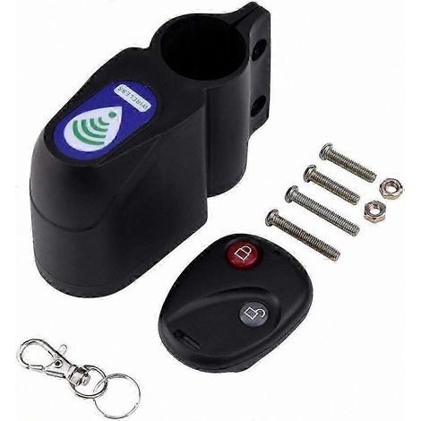 Serrure de sécurité sans fil avec télécommande et alarme vibrante (1/5)