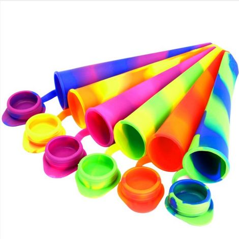 Lot de 6 sacs à glace, moules à glaçons avec couvercles, sacs réutilisables en silicone sans BPA, moules à glace en silicone (multicolores)
