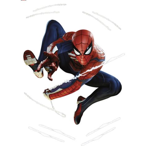 sticker mural Spider-Man rouge et bleu  - Komar