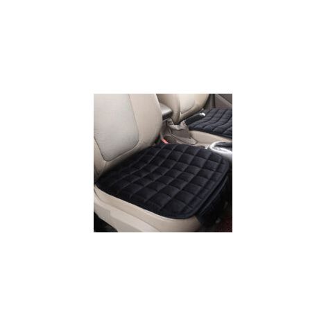 Adatto per sedili auto: cuscini invernali impermeabili, caldi e antiscivolo. Comodo cuscino per sedile con base in gomma (nero).