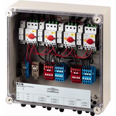 Interrupteur pompiers pour 4 chaînes 30A MV 000168103 EATON SOL30X4-SAFETY-MV-U(230V50HZ)