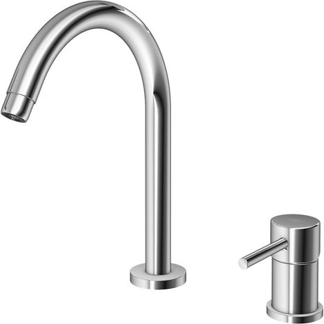 Presto Theo Batería lavabo Theo curvo fijo cromo (1/2)
