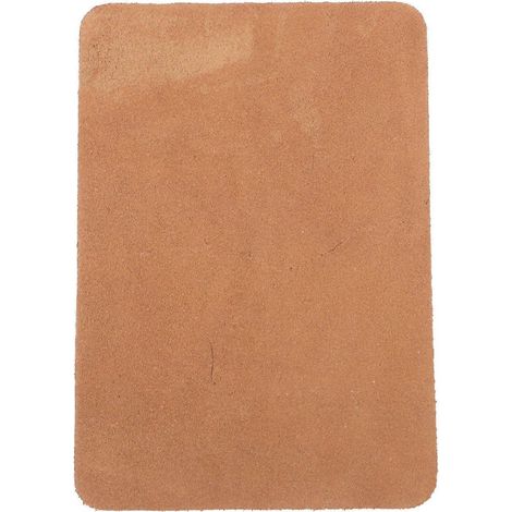 tapis antidérapant en cuir de vachette pour instrument de musique, accessoire de fixation pour instrument de musique-13.1x9x0.2cm-Brown (1/3)