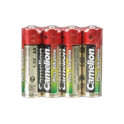 Alcaline aa / lr6 1 5v 2600mah (4pcs/film rétractable)