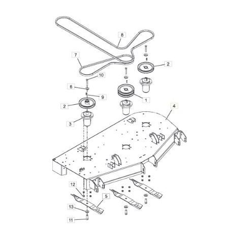 PLATAFORMA DE CORTE DE DESCARGA LATERAL ORIGINAL STIGA - 118830809/0