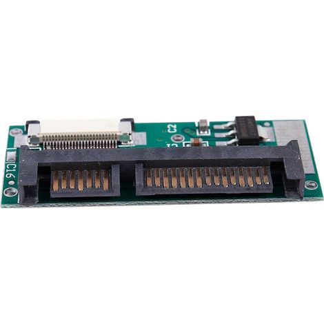 Adaptateur convertisseur SSD/HDD ZIF CE 1,8 pouce vers SATA 7+15 broches (avec câble FFC) (1/5)
