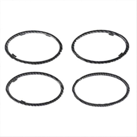 4 pièces Cadre de grille d'aération de climatisation de tableau de bord de voiture 4M51A014L21BC 4M51A014L21AE pour Ford Focus 2005-2020 (1/5)