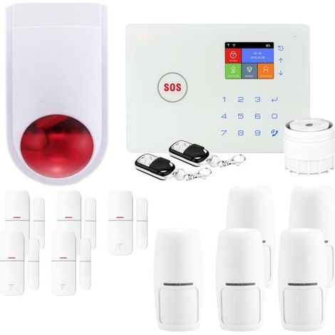 Alarme maison 4G connectée sans fil wifi et gsm amazone - lifebox - kit7 (1/5)