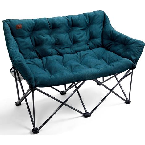 Canapé Camping Pliable 145cm, 2 Places, 400kg (1/5)